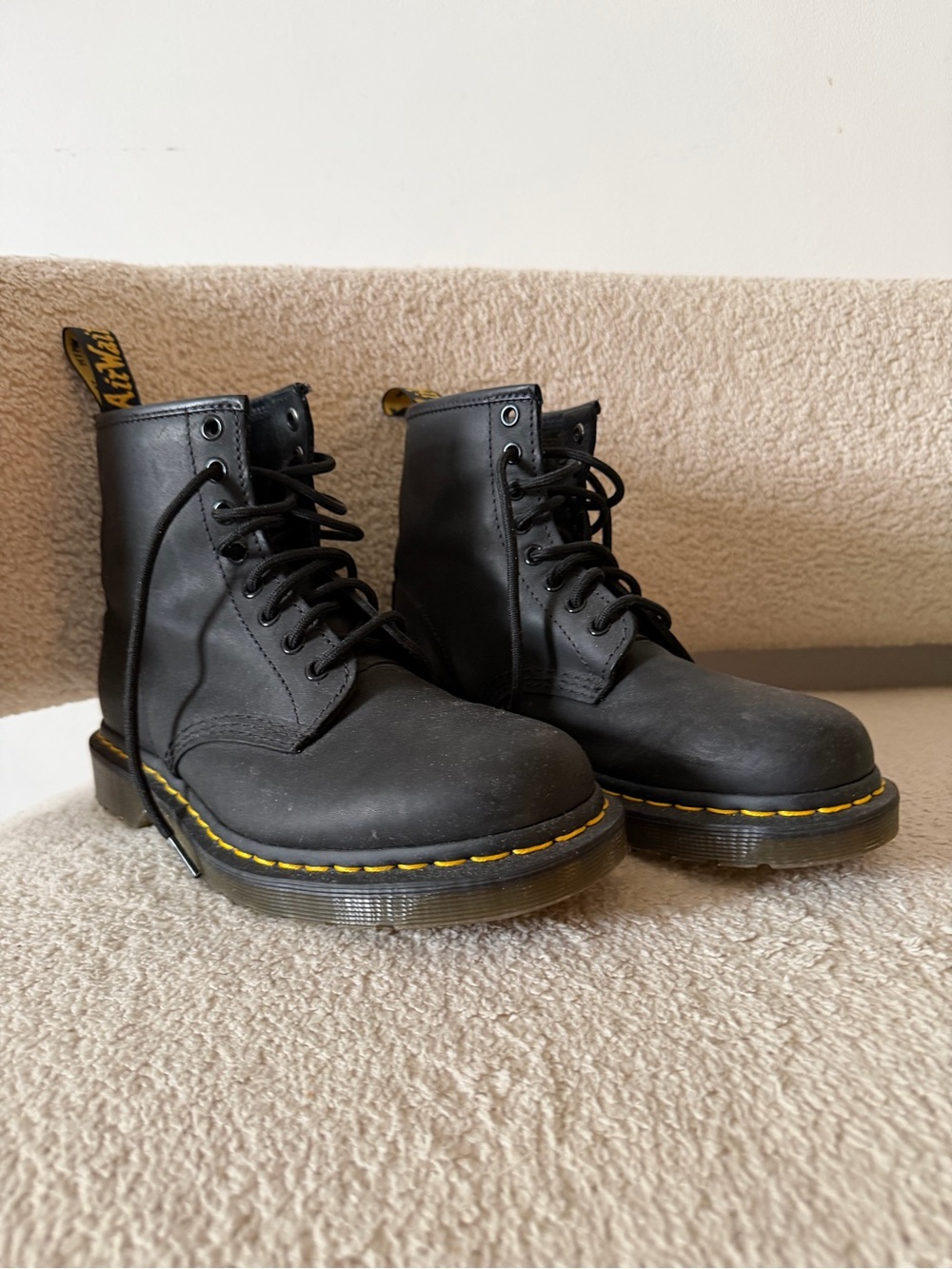 Dr. Martens Black Combat Boots